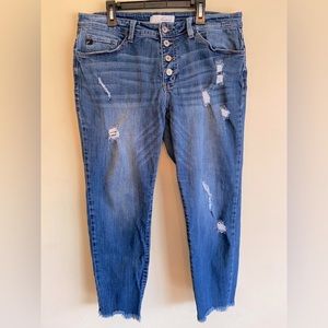 KanCan Darien Distressed Ankle Jeans